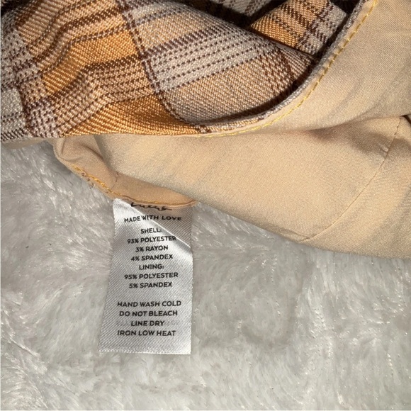 Lulus Women’s Plaid Bustier With Back Zipper NWT Size XS - Picture 4 of 11